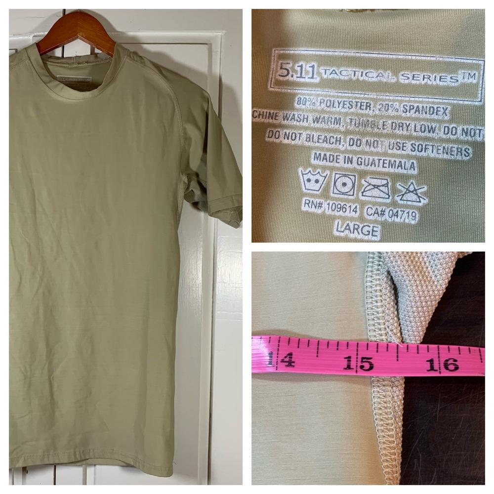 5.11 Tactical Short Sleeve Crew Neck T-Shirt - Olive